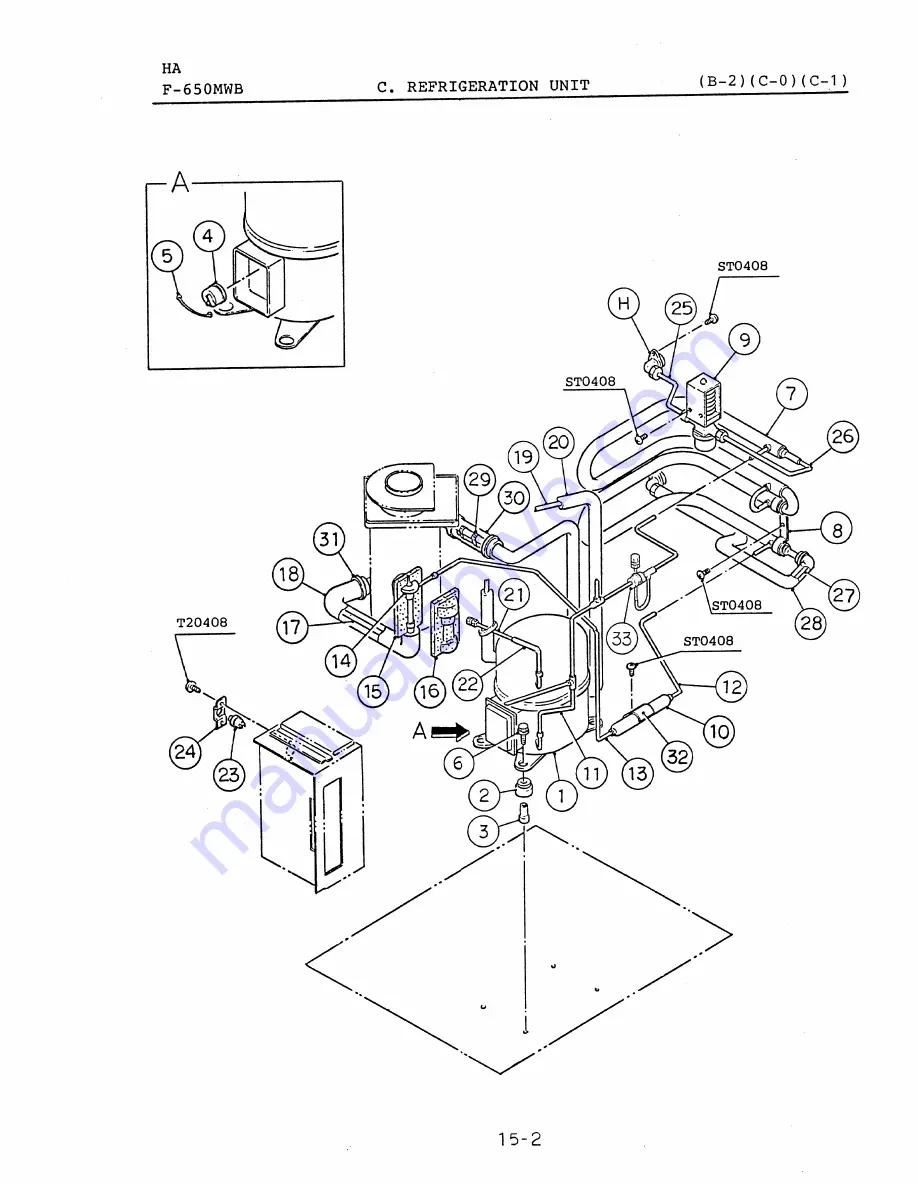 Hoshizaki F-650MAB Parts List Download Page 20