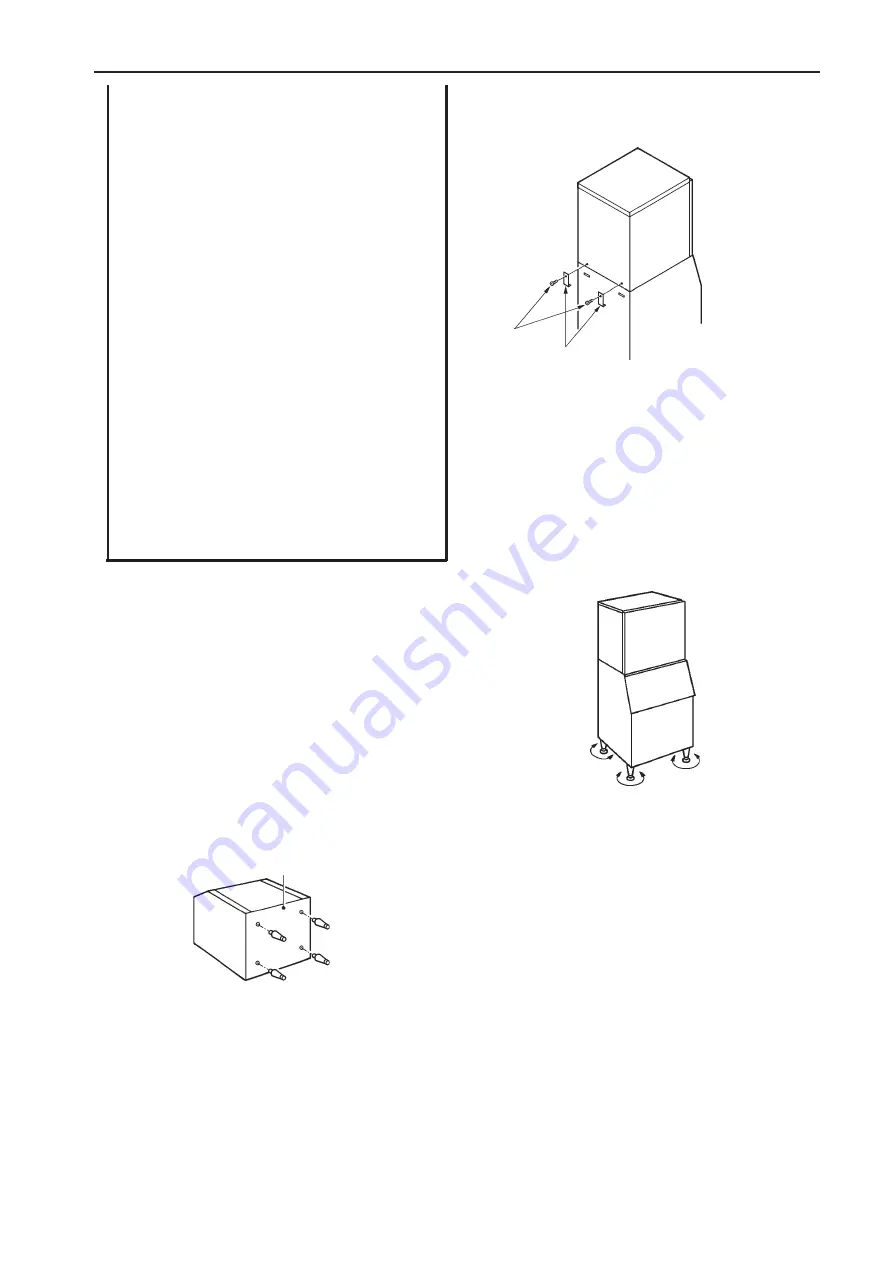 Hoshizaki FM-1000ALE Installation Manual Download Page 8