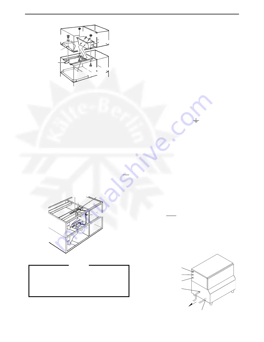 Hoshizaki IM-240DME Installation Manual Download Page 14