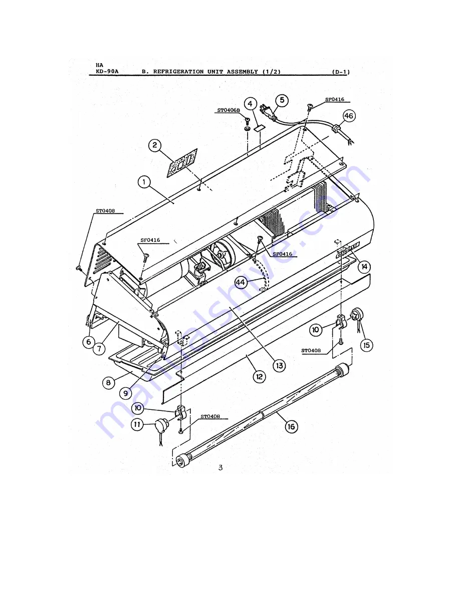 Hoshizaki KD-90A Скачать руководство пользователя страница 9