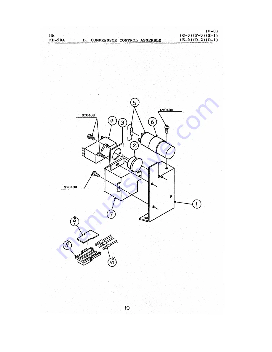 Hoshizaki KD-90A Скачать руководство пользователя страница 25