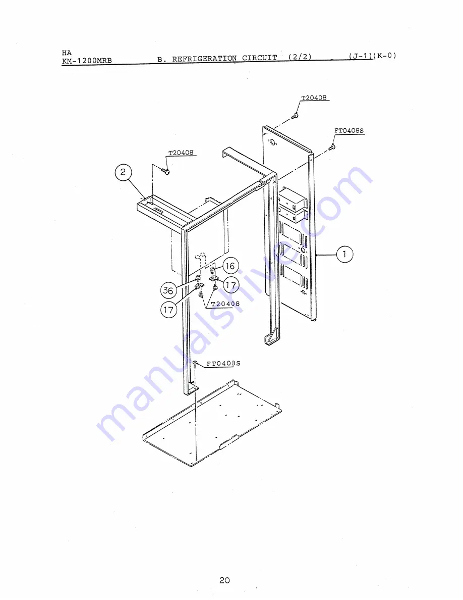 Hoshizaki KM-1200MAB Parts List Download Page 51