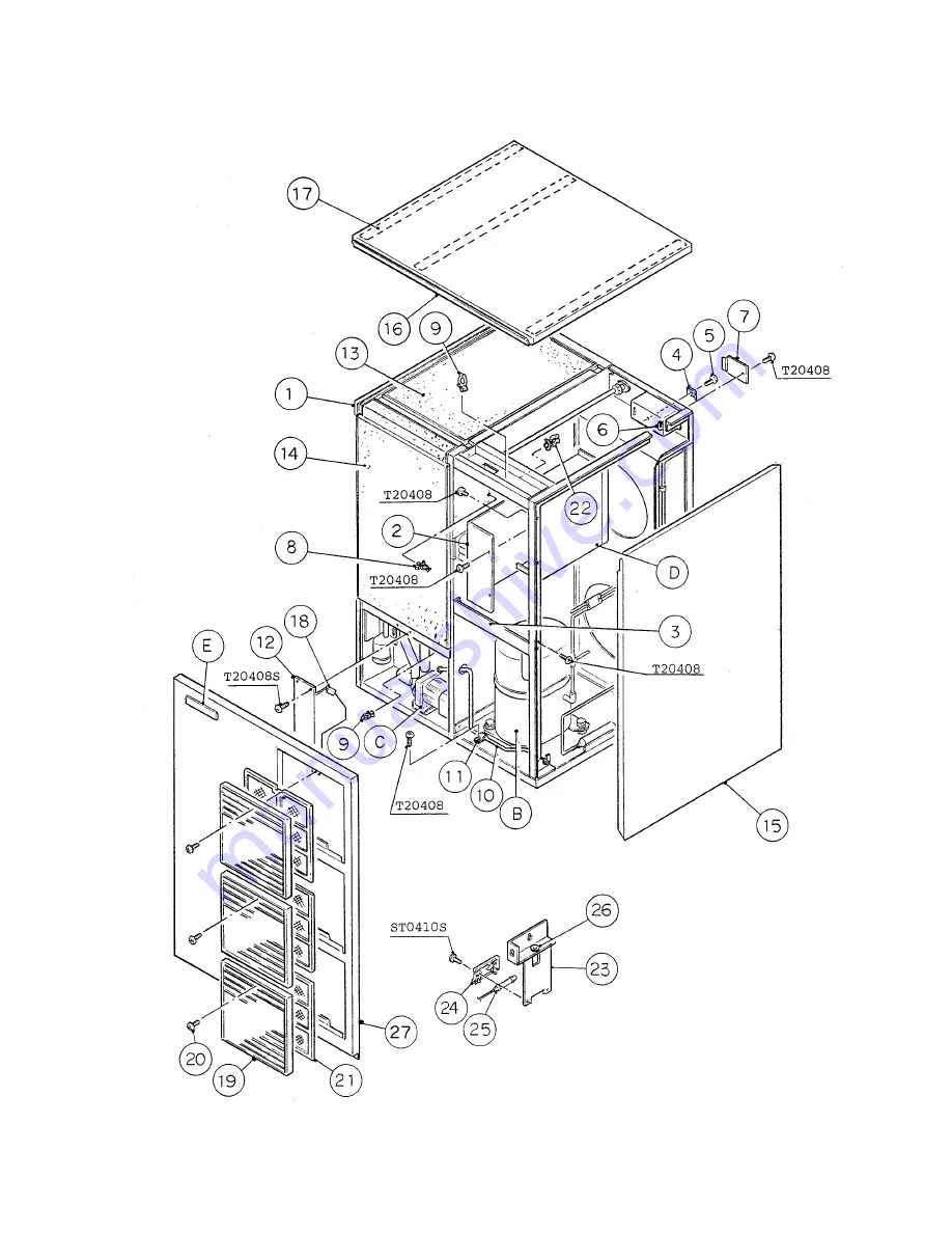 Hoshizaki KM-1200MAE Parts List Download Page 5