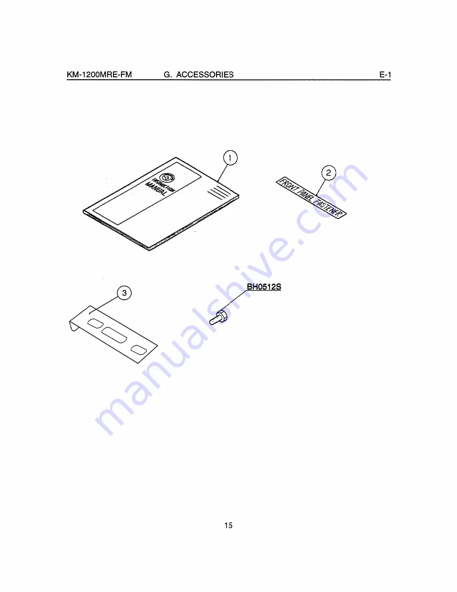 Hoshizaki KM-1200MRE-FM Parts List Download Page 18