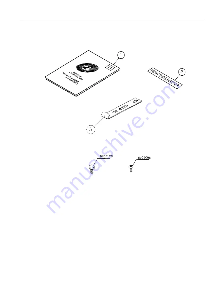 Hoshizaki KM-1600MRF Final Parts List Download Page 30