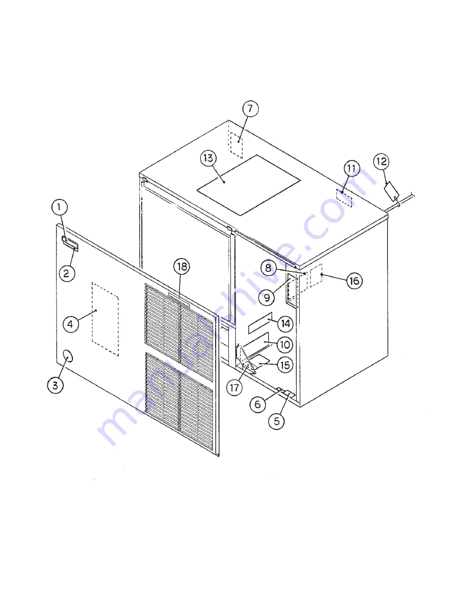 Hoshizaki KM-1800SAH Parts List Download Page 36