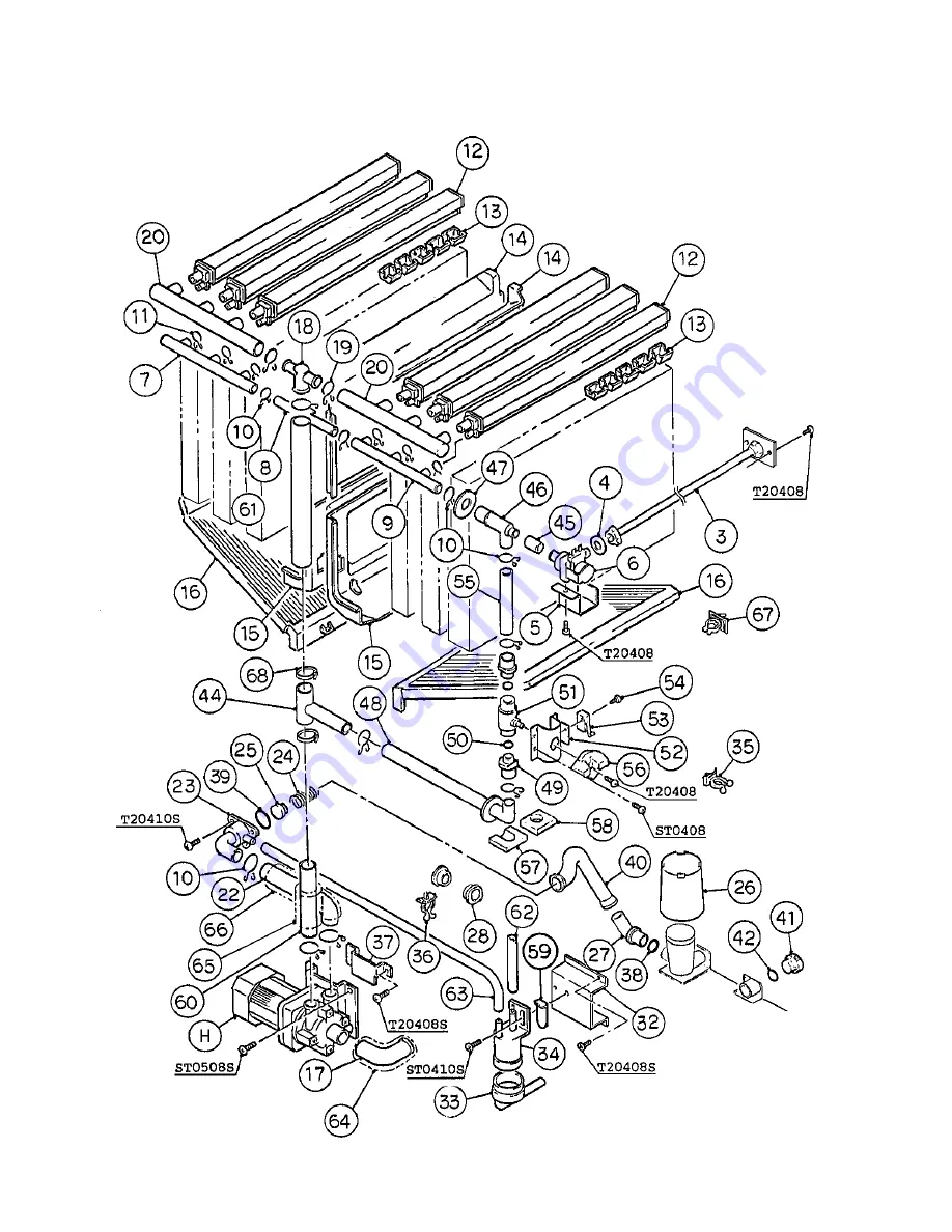 Hoshizaki KM-2400SRB3 Final Parts List Download Page 21