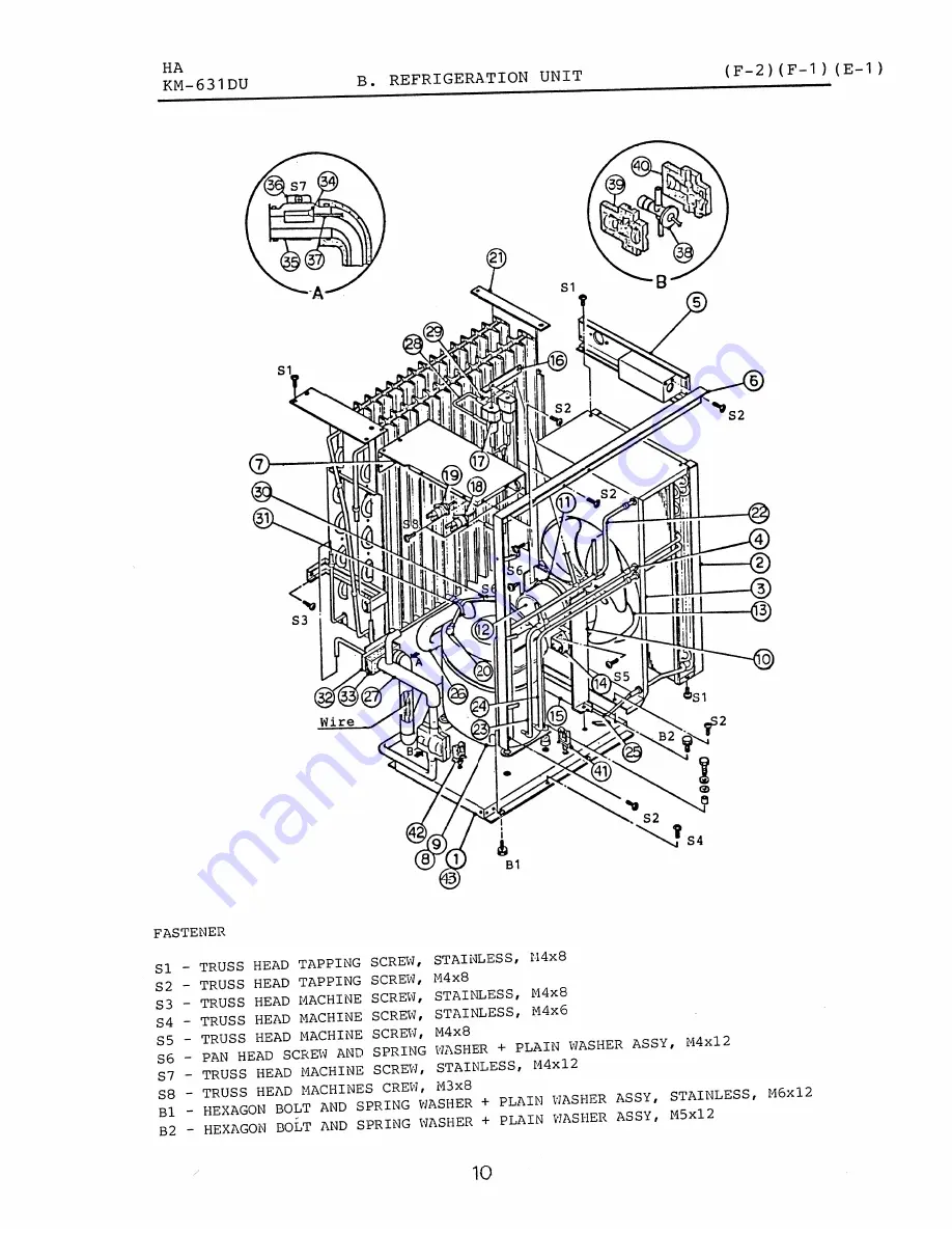 Hoshizaki KM-631DSU Parts List Download Page 15