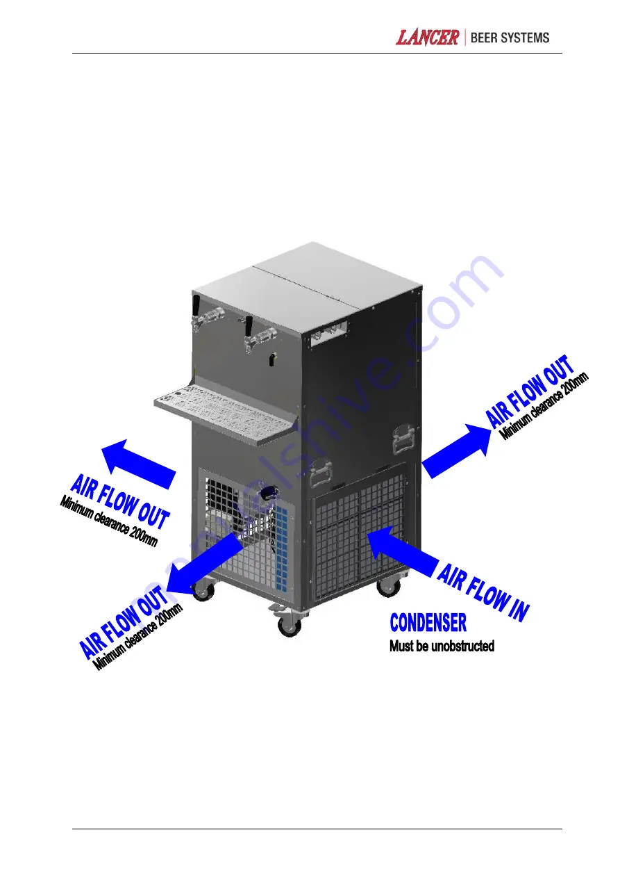 Hoshizaki Lancer P400T V2 Installation, Operation & Service Manual Download Page 10