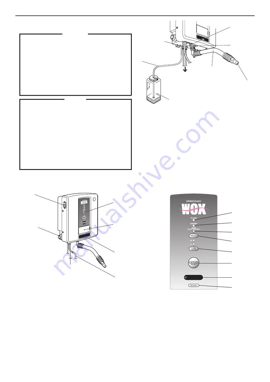 Hoshizaki WOX-40WA-EW Installation Manual Download Page 2