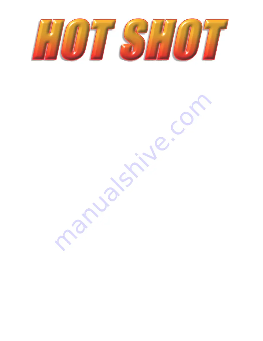 Hot Shot 810-T Manual Download Page 1