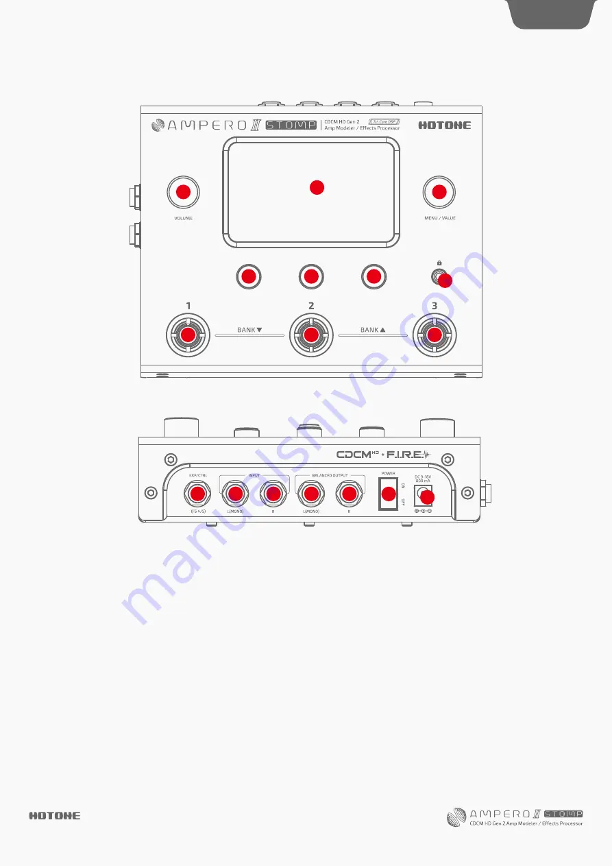 Hotone AMPERO II Stomp User Manual Download Page 5