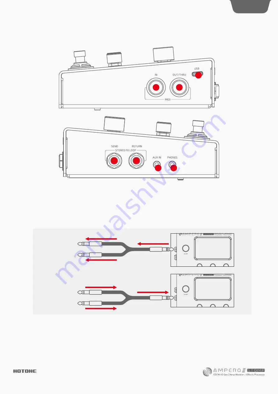 Hotone AMPERO II Stomp User Manual Download Page 6