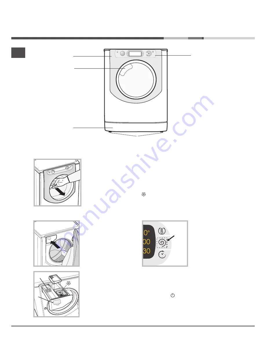 Hotpoint Ariston AQ104D 49 Instructions For Installation And Use Manual Download Page 16