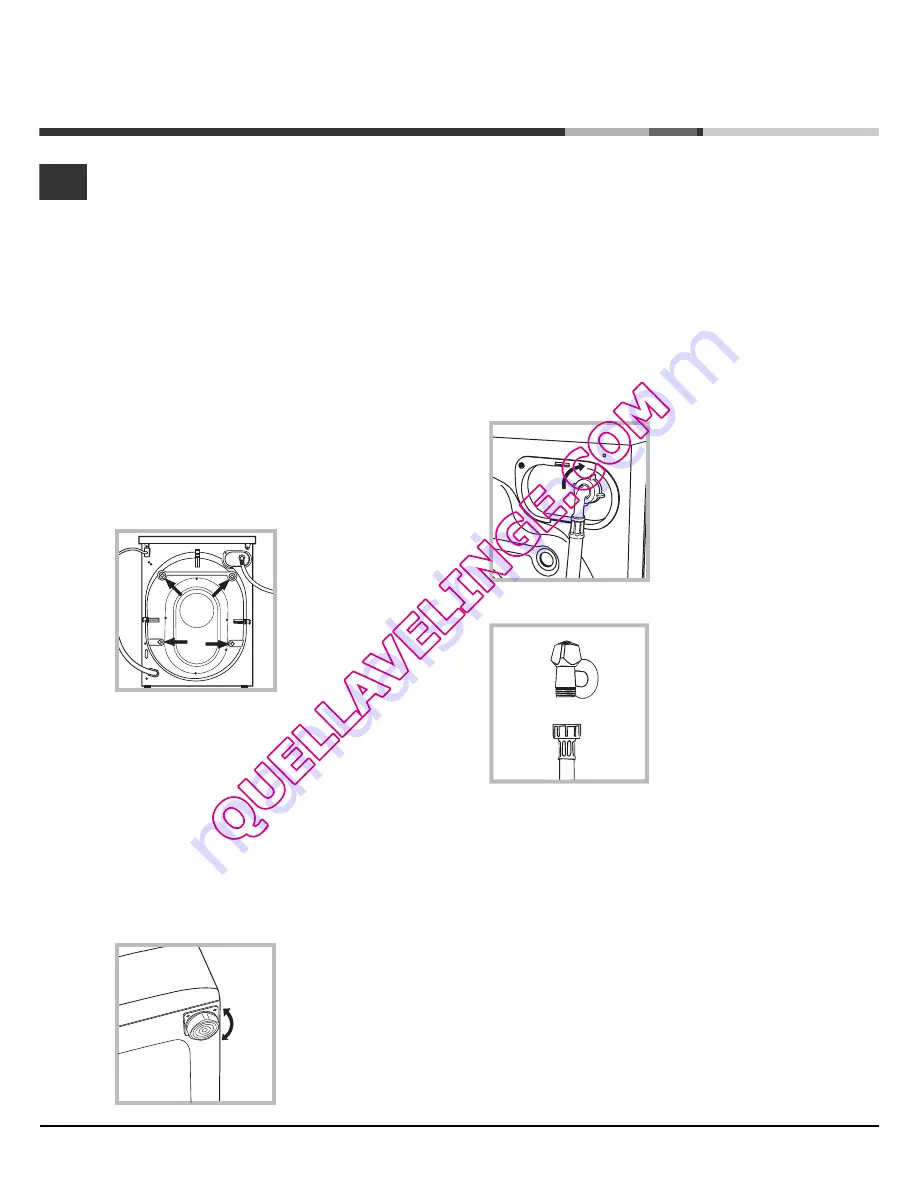 Hotpoint Ariston AQ7L 49 U Instructions For Installation And Use Manual Download Page 2