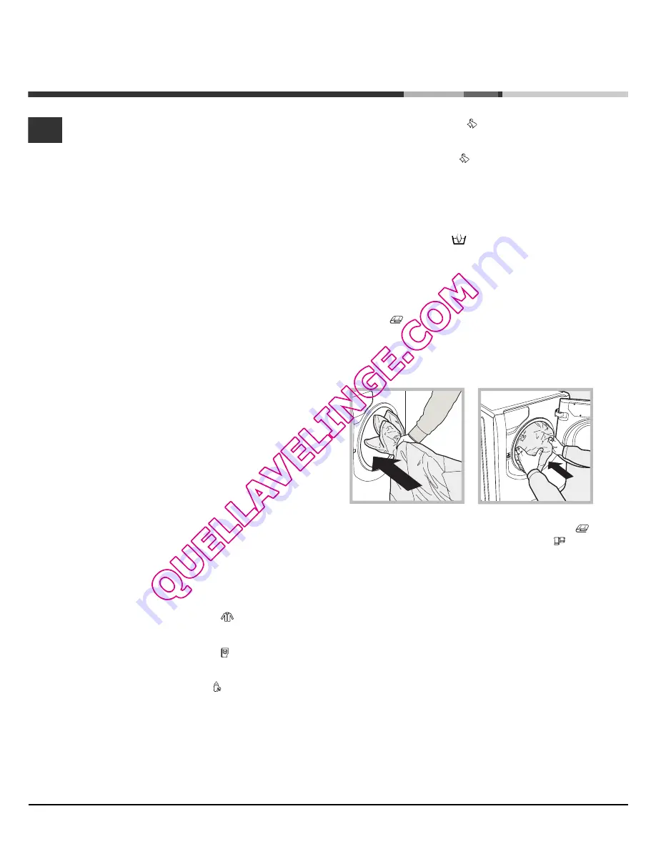 Hotpoint Ariston AQ7L 49 U Instructions For Installation And Use Manual Download Page 8