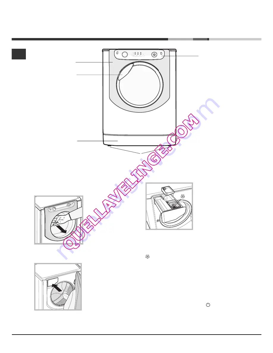 Hotpoint Ariston AQ7L 49 U Instructions For Installation And Use Manual Download Page 16