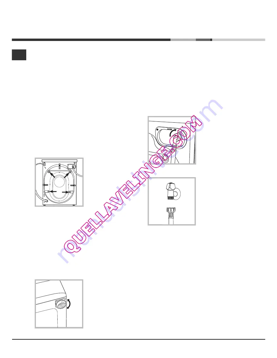 Hotpoint Ariston AQ7L 49 U Instructions For Installation And Use Manual Download Page 26