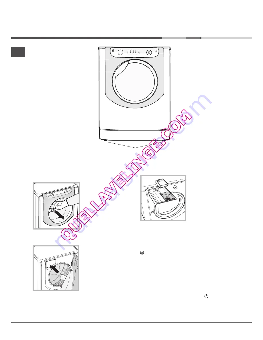 Hotpoint Ariston AQ8L 292 U Instructions For Installation And Use Manual Download Page 4