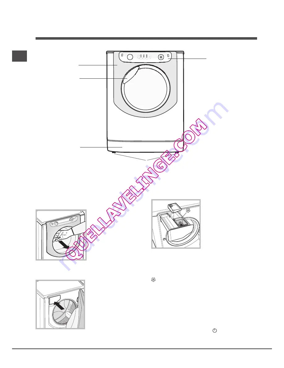 Hotpoint Ariston AQ8L 292 U Instructions For Installation And Use Manual Download Page 52