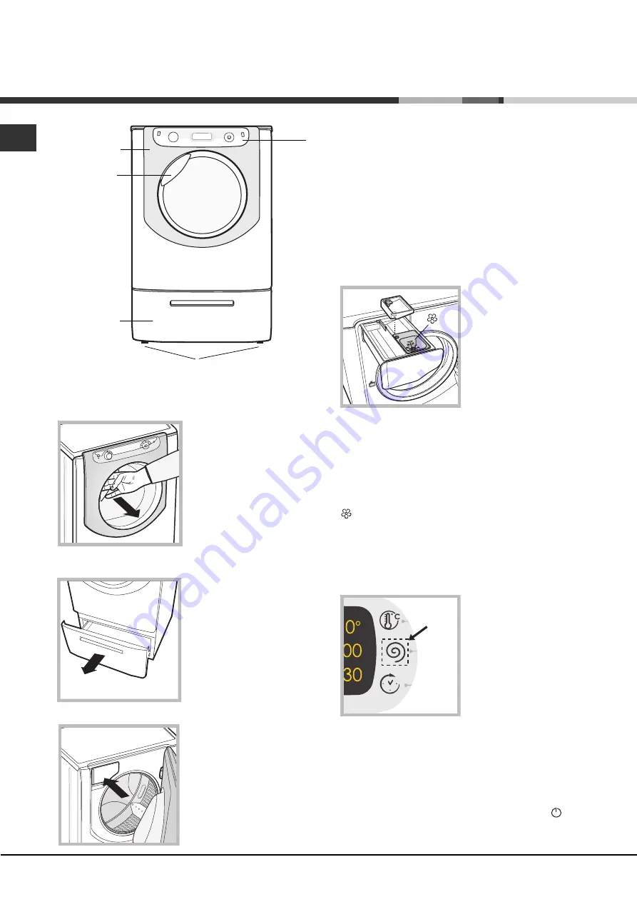 Hotpoint Ariston AQ9D 68 U H Instructions For Installation And Use Manual Download Page 16