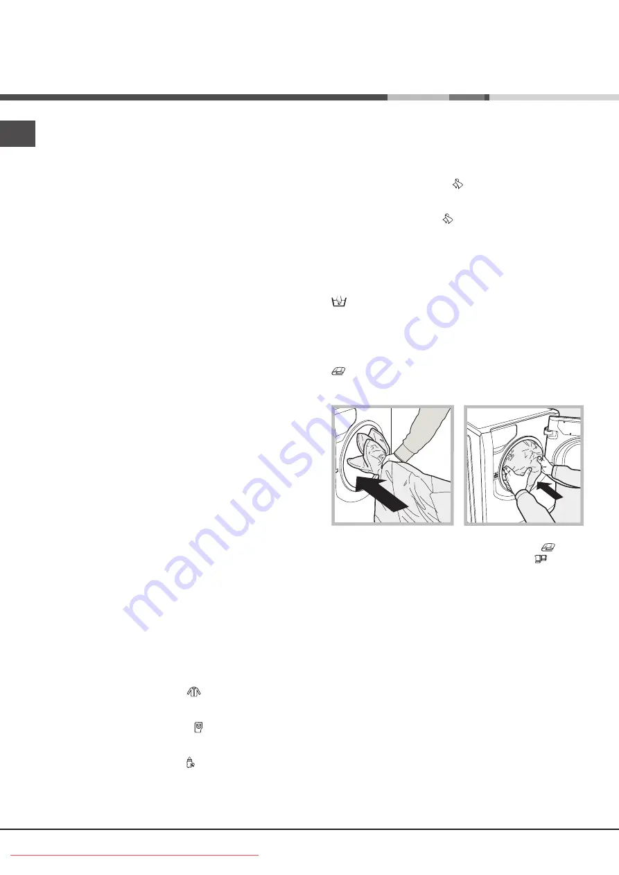 Hotpoint Ariston AQLF9D 692 U Instructions For Installation And Use Manual Download Page 10