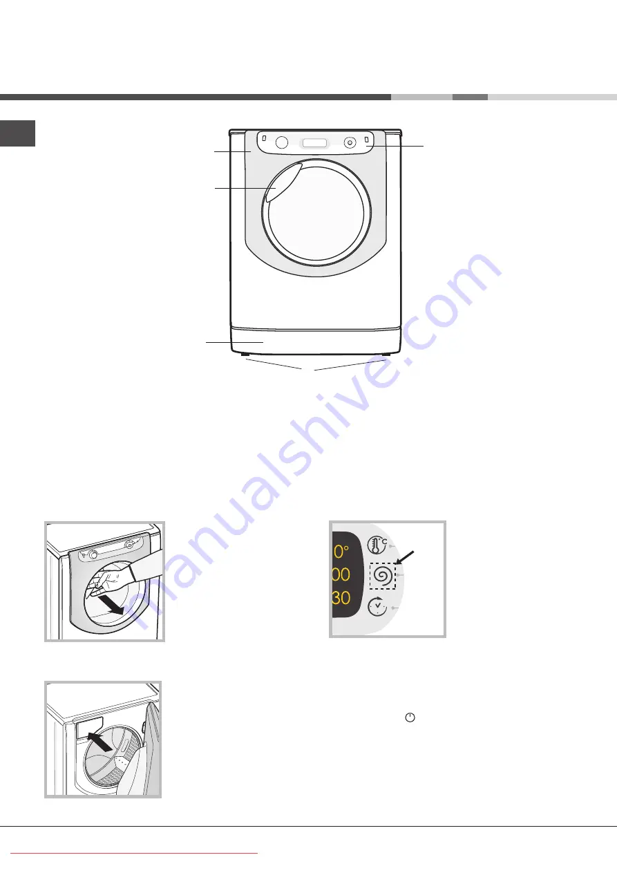 Hotpoint Ariston AQLF9D 692 U Instructions For Installation And Use Manual Download Page 36