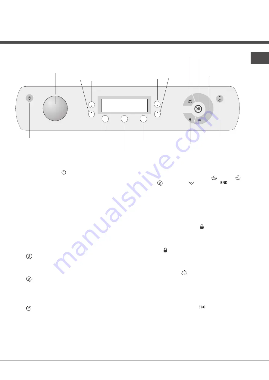 Hotpoint Ariston AQUALTIS AQ102F 49 H Instructions For Installation And Use Manual Download Page 29