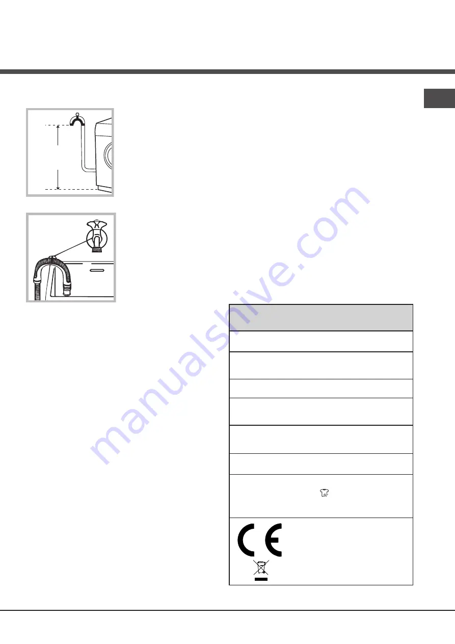 Hotpoint Ariston AQUALTIS AQ103D 49 Instructions For Installation And Use Manual Download Page 27