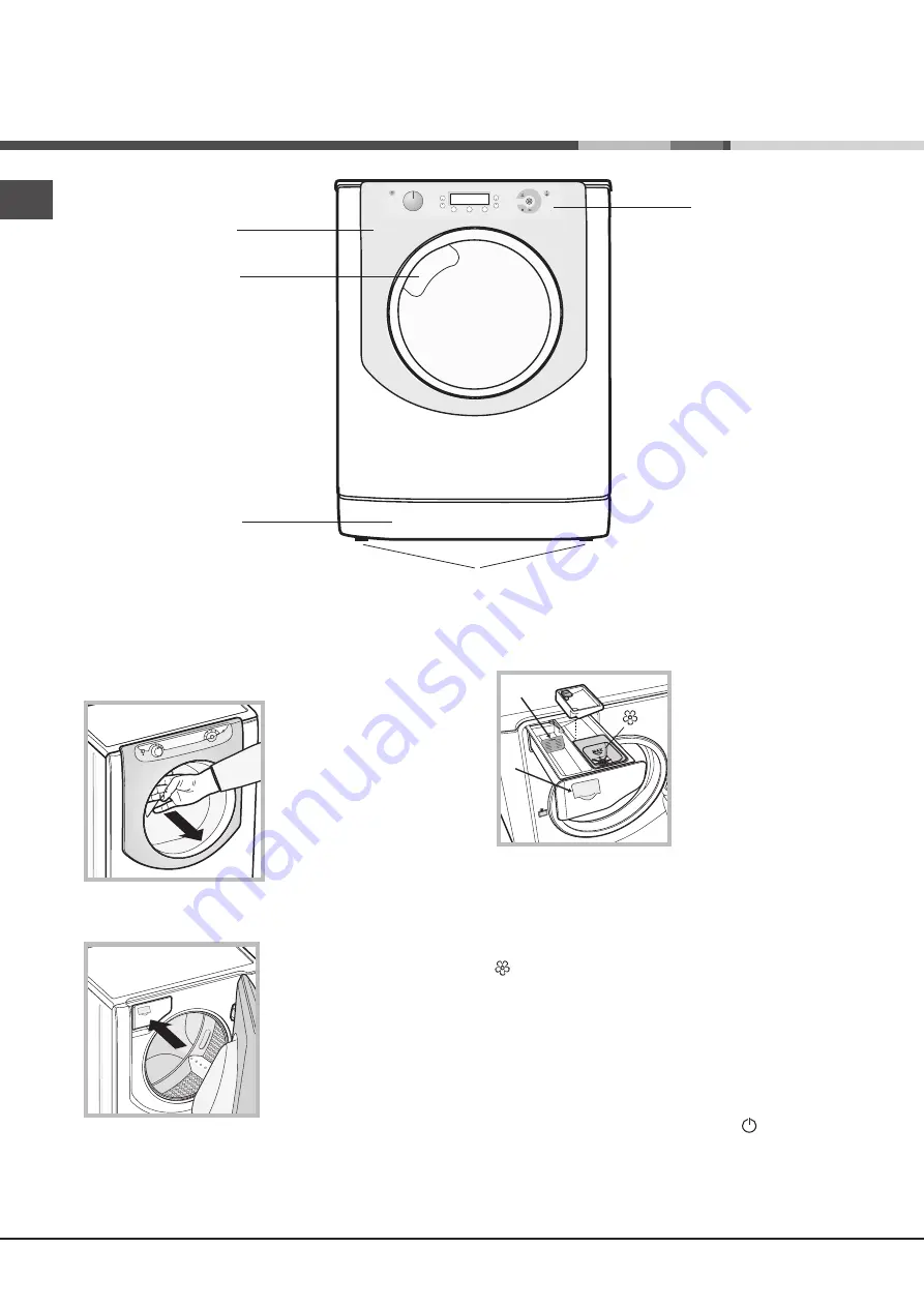 Hotpoint Ariston AQUALTIS AQ103F 69 Instructions For Installation And Use Manual Download Page 4