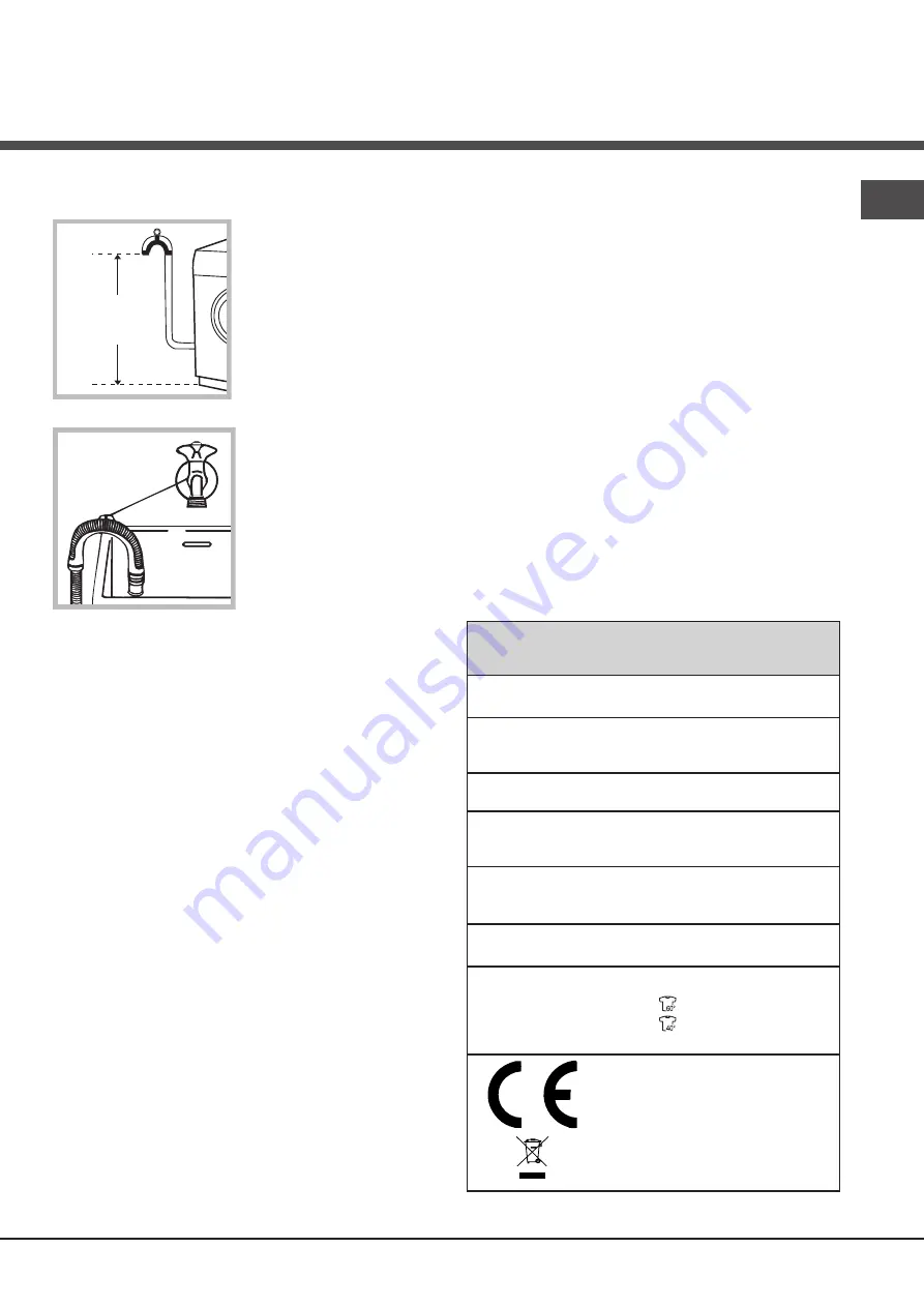 Hotpoint Ariston AQUALTIS AQ103F 69 Instructions For Installation And Use Manual Download Page 51