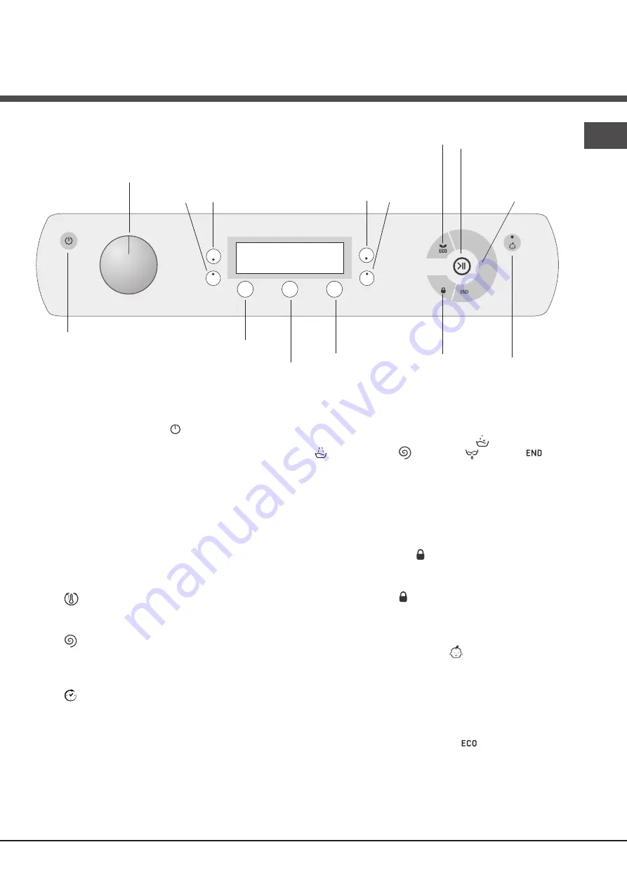 Hotpoint Ariston AQUALTIS AQ103F 69 Instructions For Installation And Use Manual Download Page 53