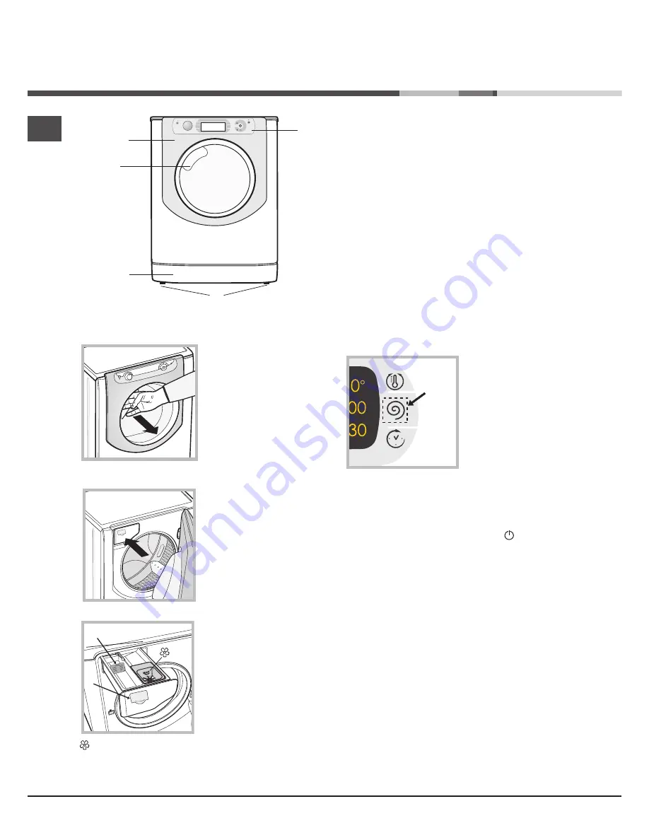 Hotpoint Ariston AQUALTIS AQ114D 697D Instructions For Installation And Use Manual Download Page 4