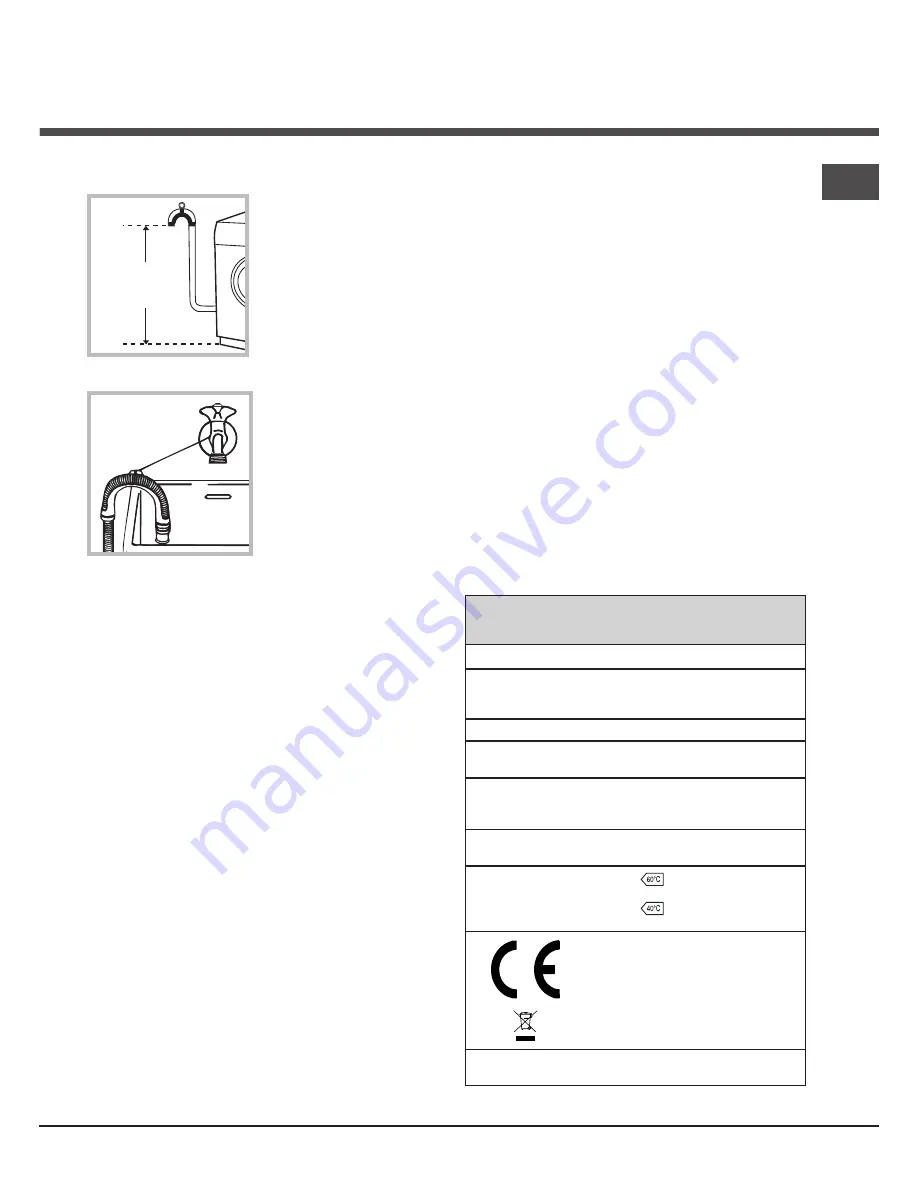 Hotpoint Ariston AQUALTIS AQ114D 697D Instructions For Installation And Use Manual Download Page 27