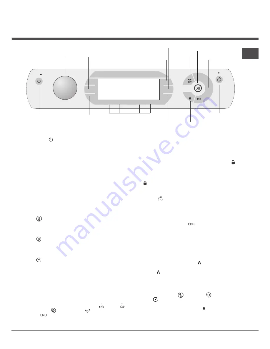 Hotpoint Ariston AQUALTIS AQ114D 697D Instructions For Installation And Use Manual Download Page 41