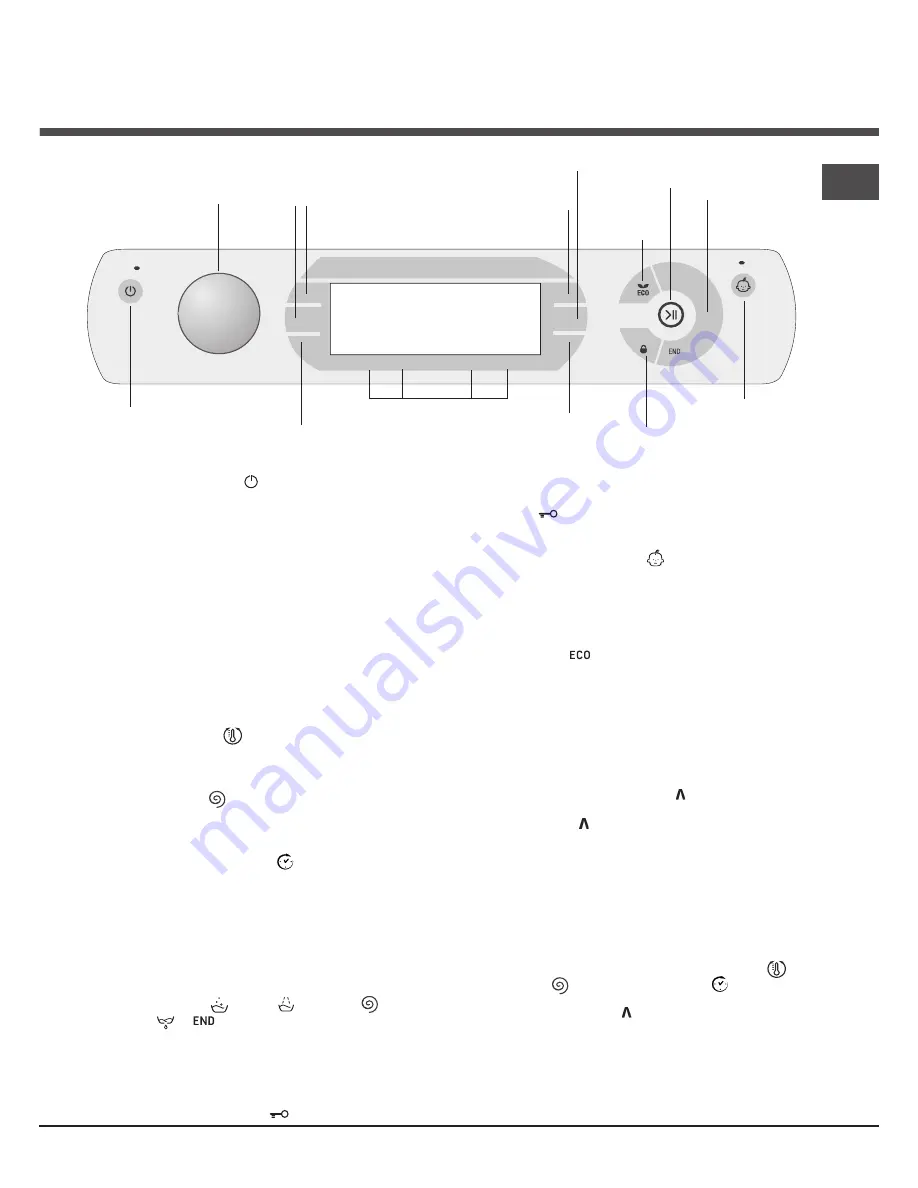 Hotpoint Ariston AQUALTIS AQ114D 697D Instructions For Installation And Use Manual Download Page 55