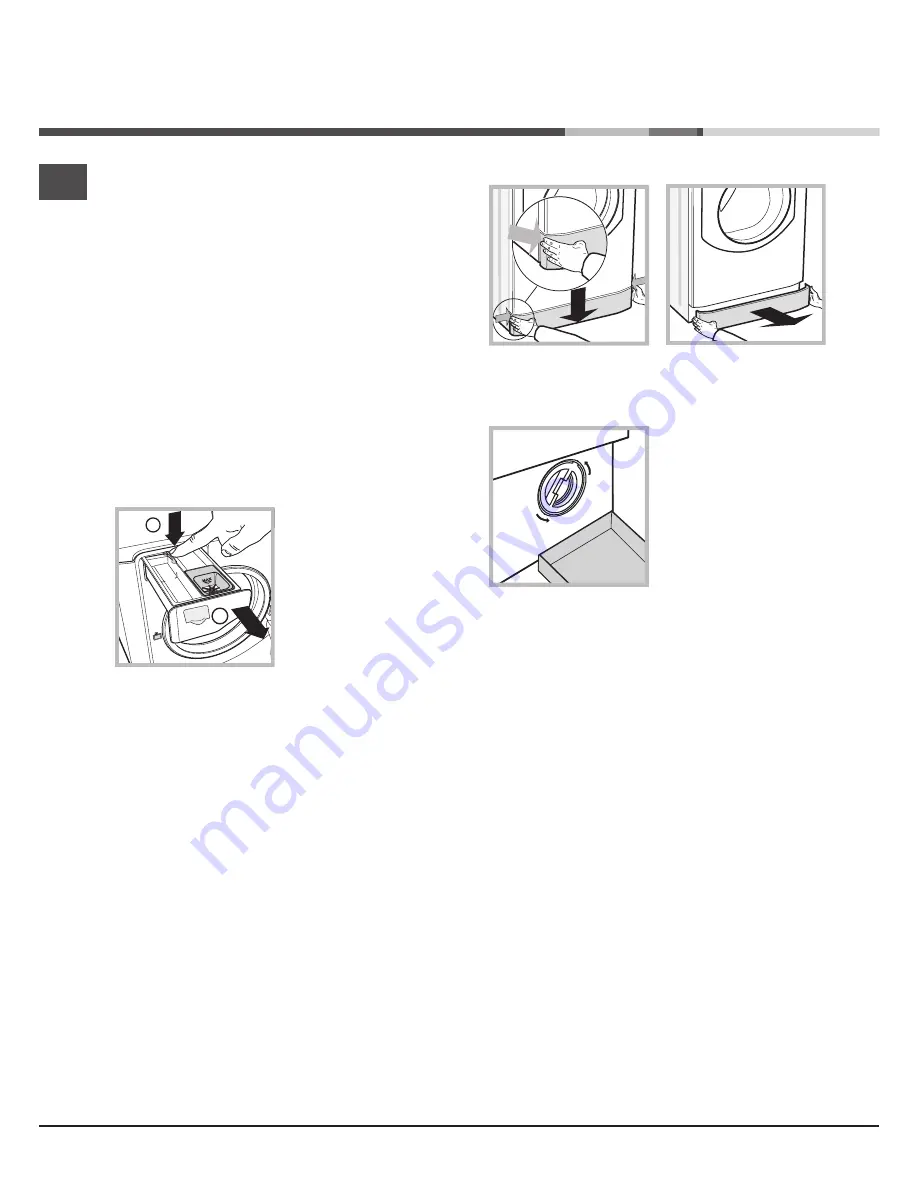 Hotpoint Ariston AQUALTIS AQ83F 29 Instructions For Installation And Use Manual Download Page 10