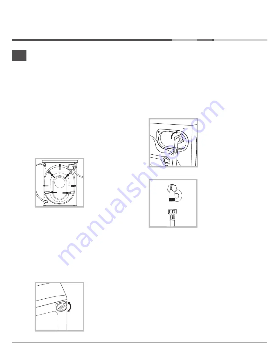 Hotpoint Ariston AQUALTIS AQ83F 29 Instructions For Installation And Use Manual Download Page 14