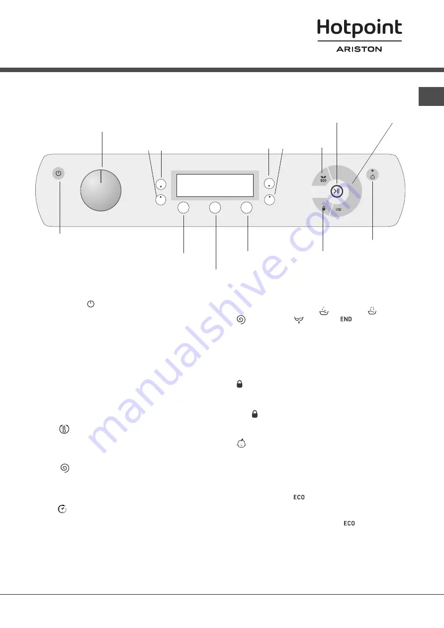 Hotpoint Ariston AQUALTIS AQ96F 29 Скачать руководство пользователя страница 7