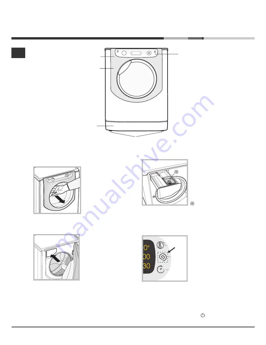 Hotpoint Ariston AQUALTIS AQ9D 691 U Instructions For Installation And Use Manual Download Page 16