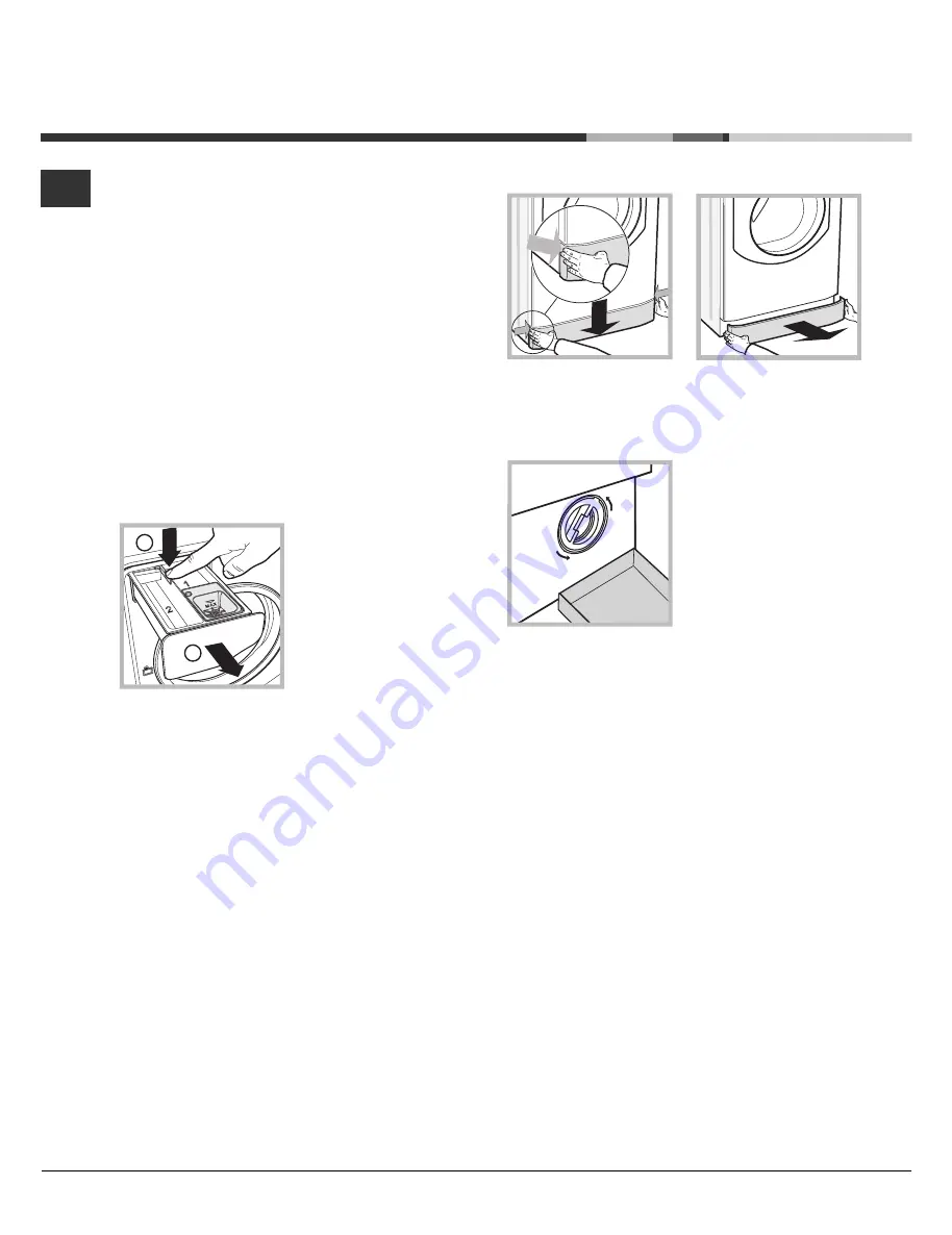 Hotpoint Ariston AQUALTIS AQ9F 49 U Instructions For Installation And Use Manual Download Page 10