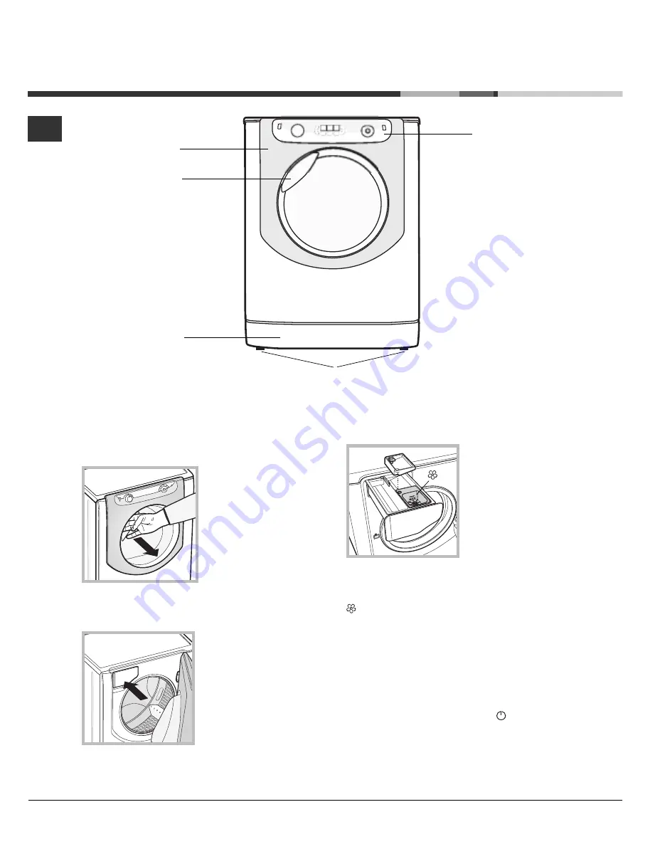 Hotpoint Ariston AQUALTIS AQ9F 49 U Instructions For Installation And Use Manual Download Page 28