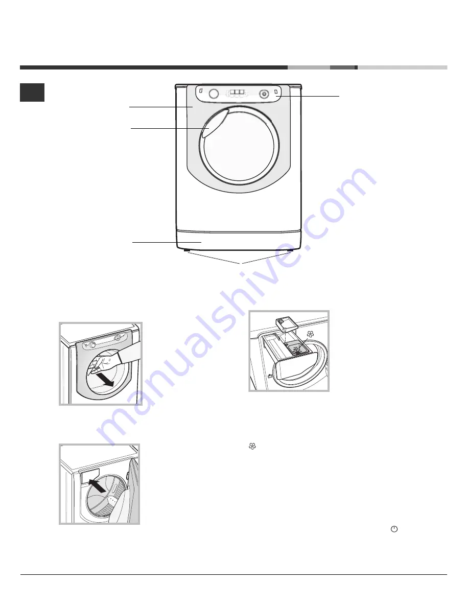 Hotpoint Ariston AQUALTIS AQ9F 49 U Instructions For Installation And Use Manual Download Page 52