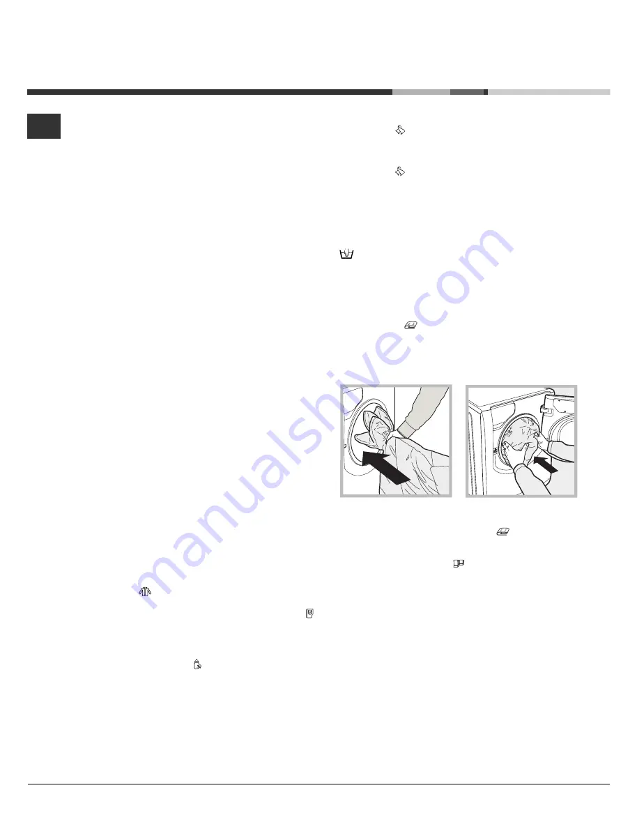 Hotpoint Ariston AQUALTIS AQ9F 49 U Instructions For Installation And Use Manual Download Page 56