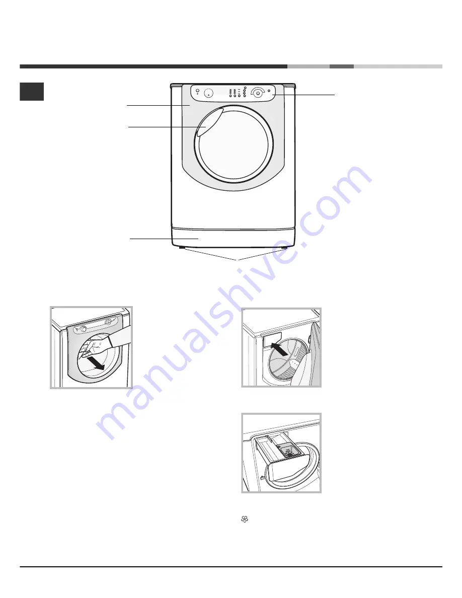 Hotpoint Ariston Aqualtis AQGL 109 Instruction Booklet Download Page 4