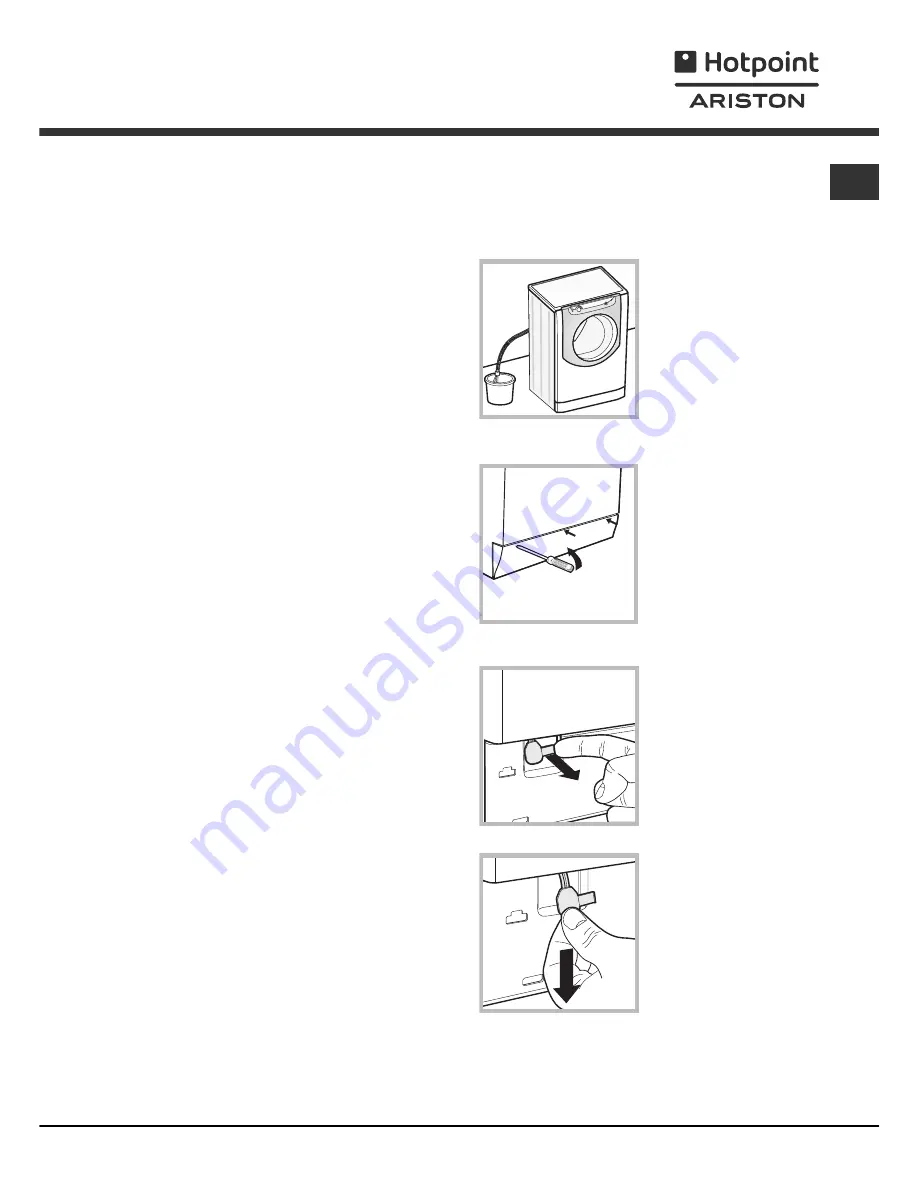 Hotpoint Ariston Aqualtis AQGL 109 Instruction Booklet Download Page 9