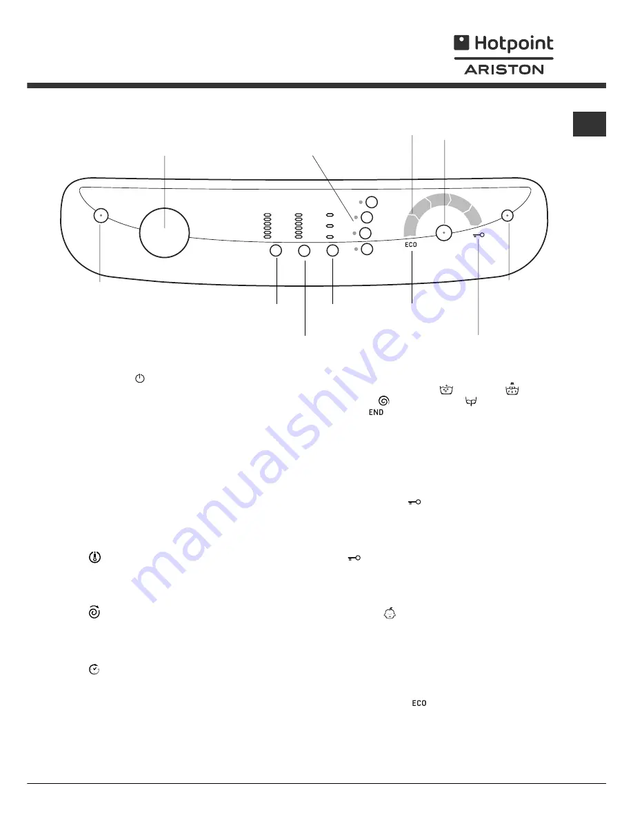 Hotpoint Ariston Aqualtis AQGL 109 Скачать руководство пользователя страница 29