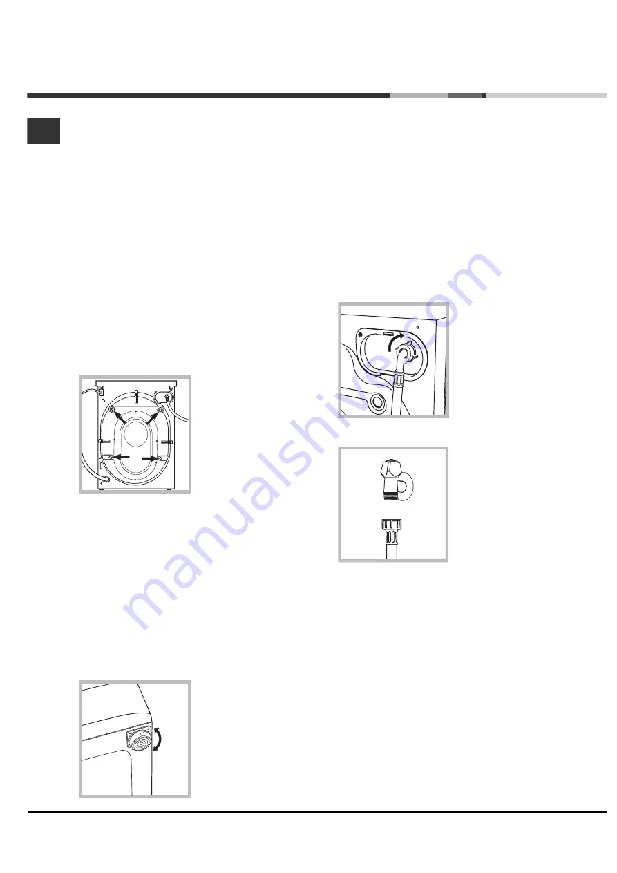 Hotpoint Ariston Aqualtis AQLF9F 69 U Instructions For Installation And Use Manual Download Page 18