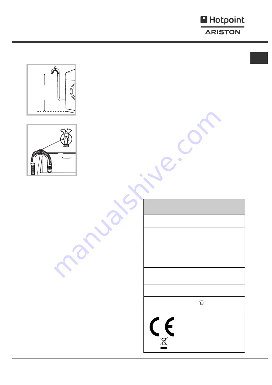 Hotpoint Ariston Aqualtis AQLF9F 69 U Instructions For Installation And Use Manual Download Page 35