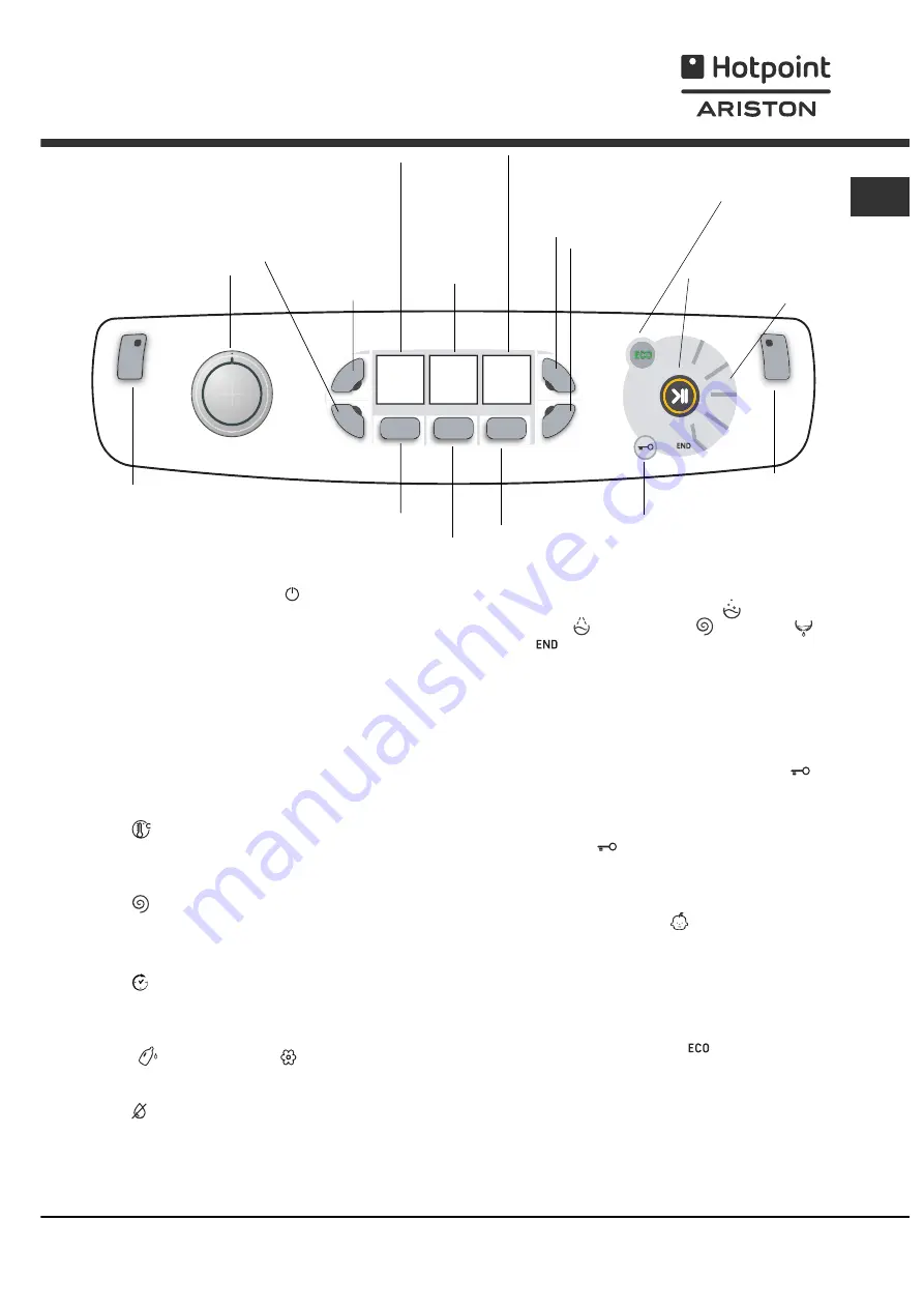 Hotpoint Ariston Aqualtis AQLF9F 69 U Скачать руководство пользователя страница 37